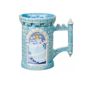 Disney Cinderella 70th Anniversary Blue Castle Mug NWOT